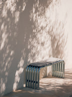 Nokk - Bench - Galvanised Steel - Zinc