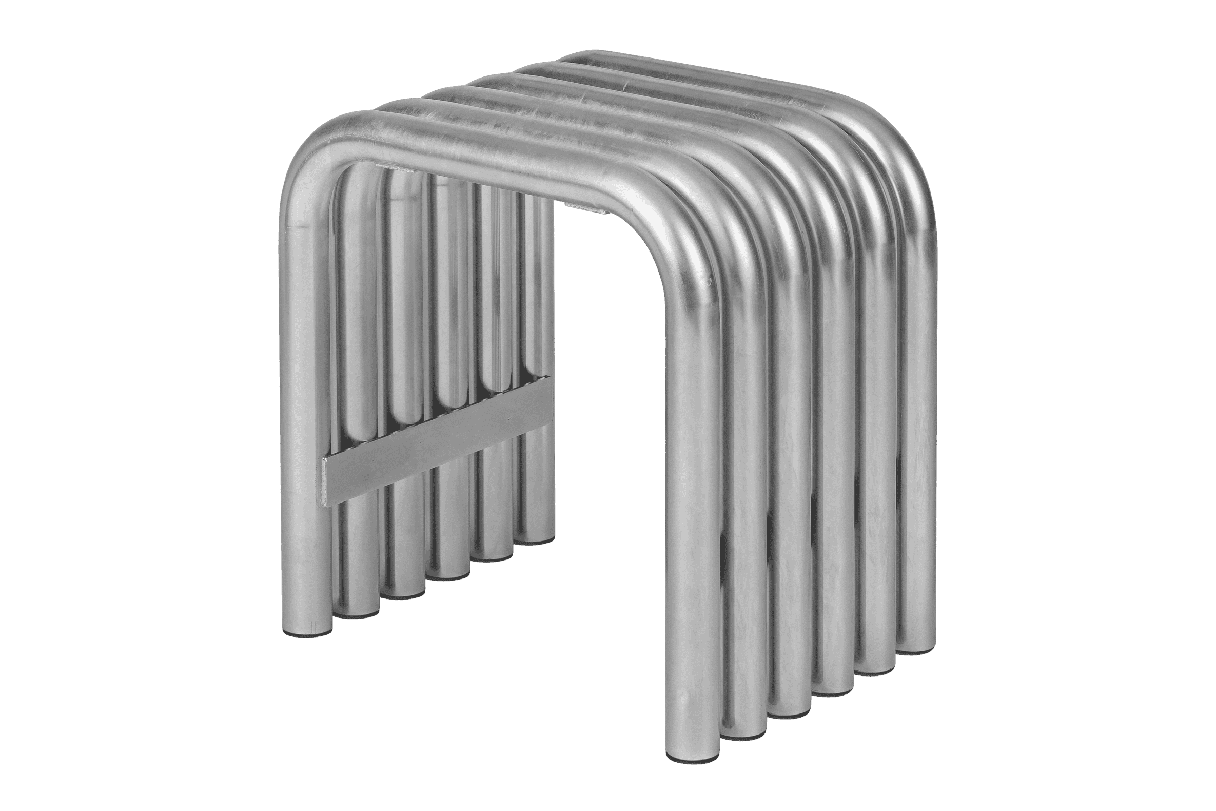 Nokk - Stool - Galvanised Steel - Zinc