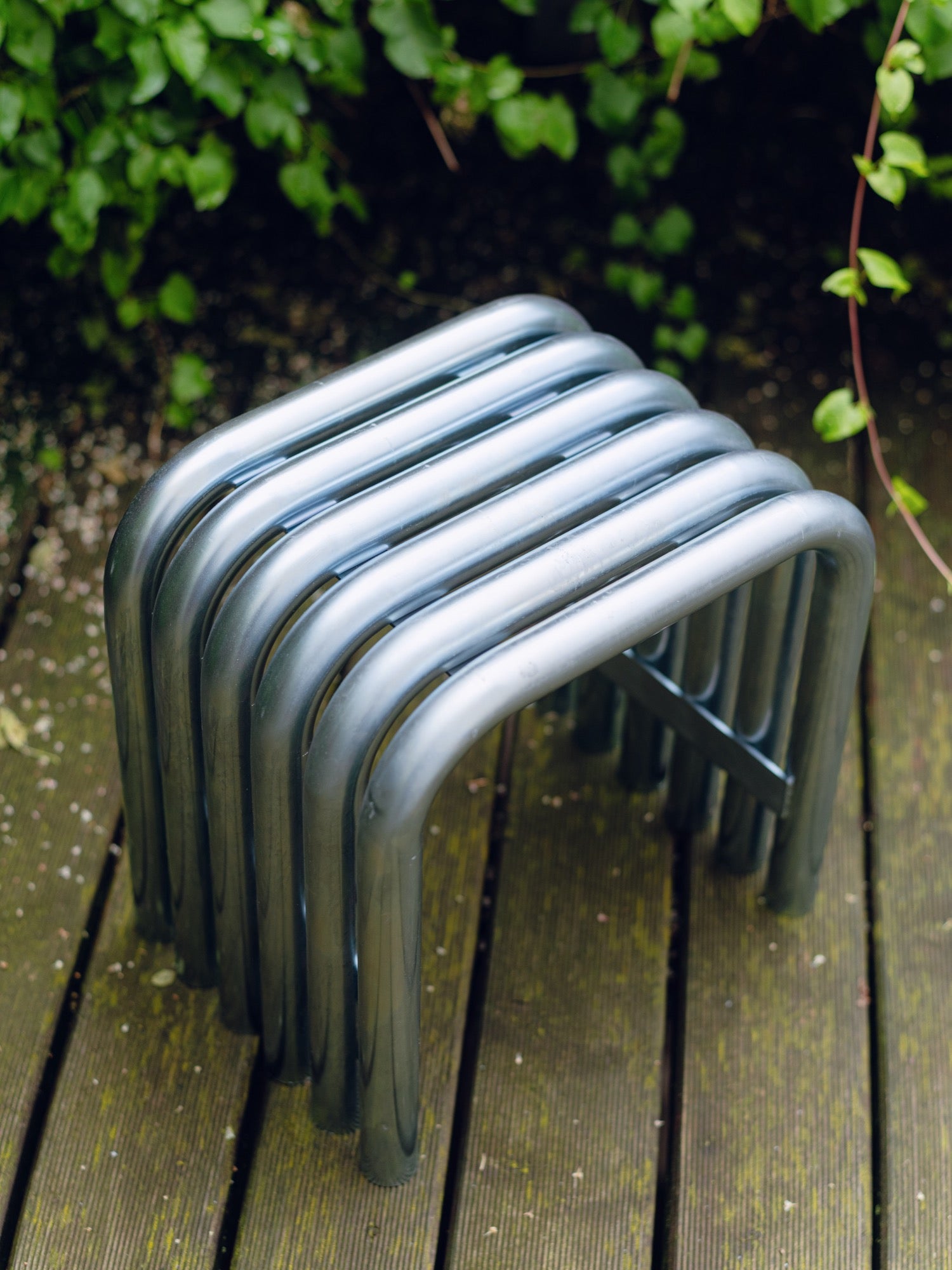 Nokk - Stool - Galvanised Steel - Zinc
