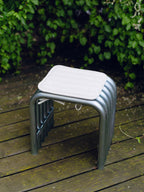 Nokk - Stool - Galvanised Steel - Zinc