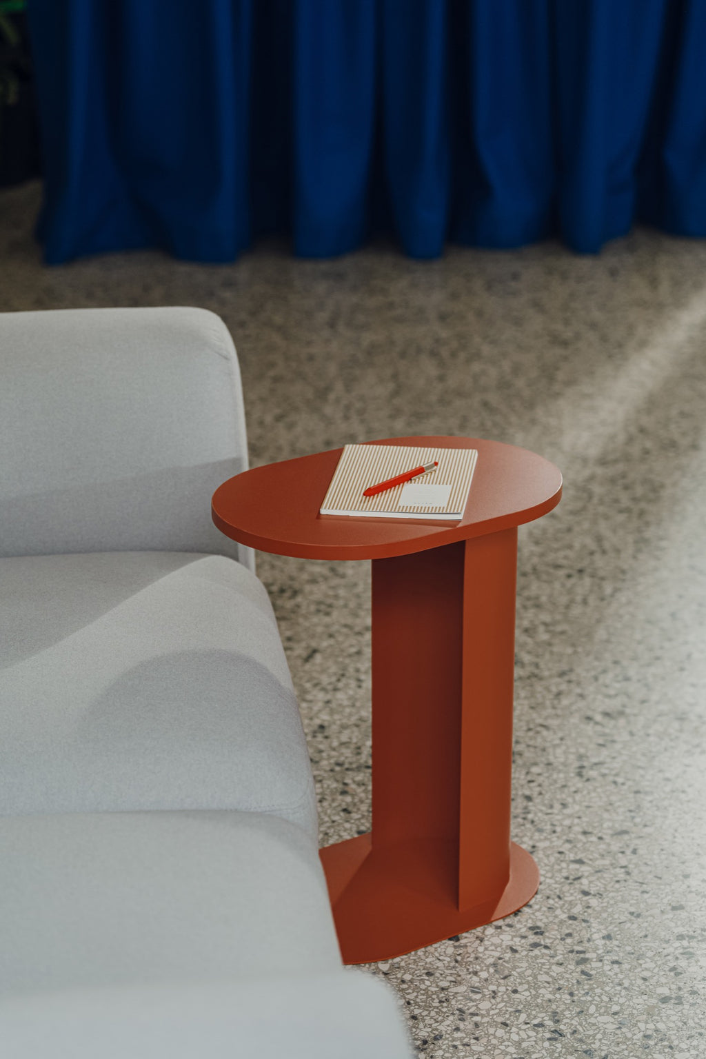 Nuno Side Table - Terracotta Blush