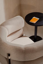 Odo Side Table - Large - Vulcano Black