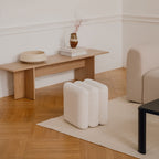 Radd Stool - Cloud Beige Boucle