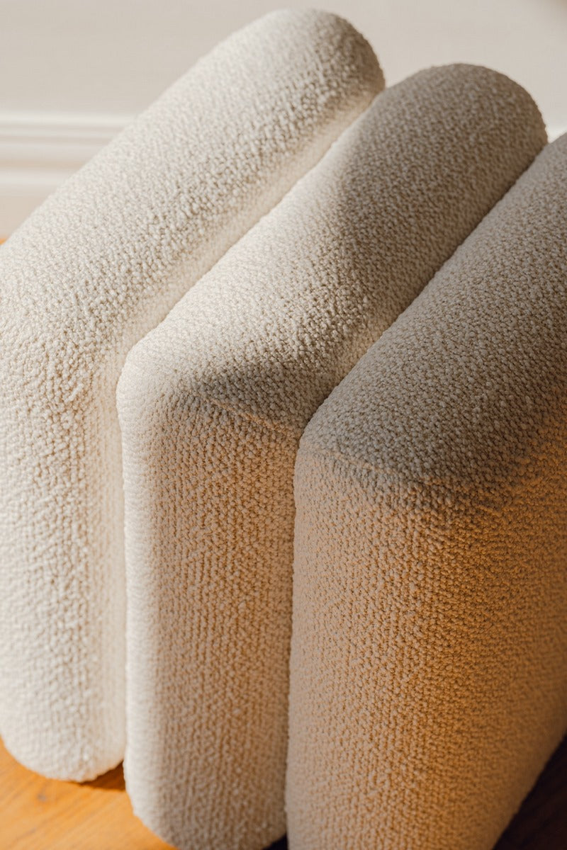 Radd Stool - Cloud Beige Boucle