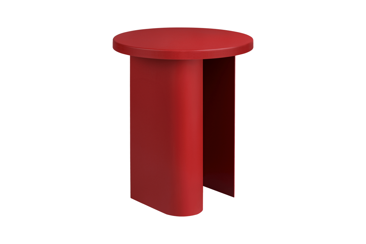 Sato Side Table - Tomato Red