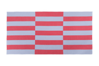 Su Beach Towel - Baby Blue & Red