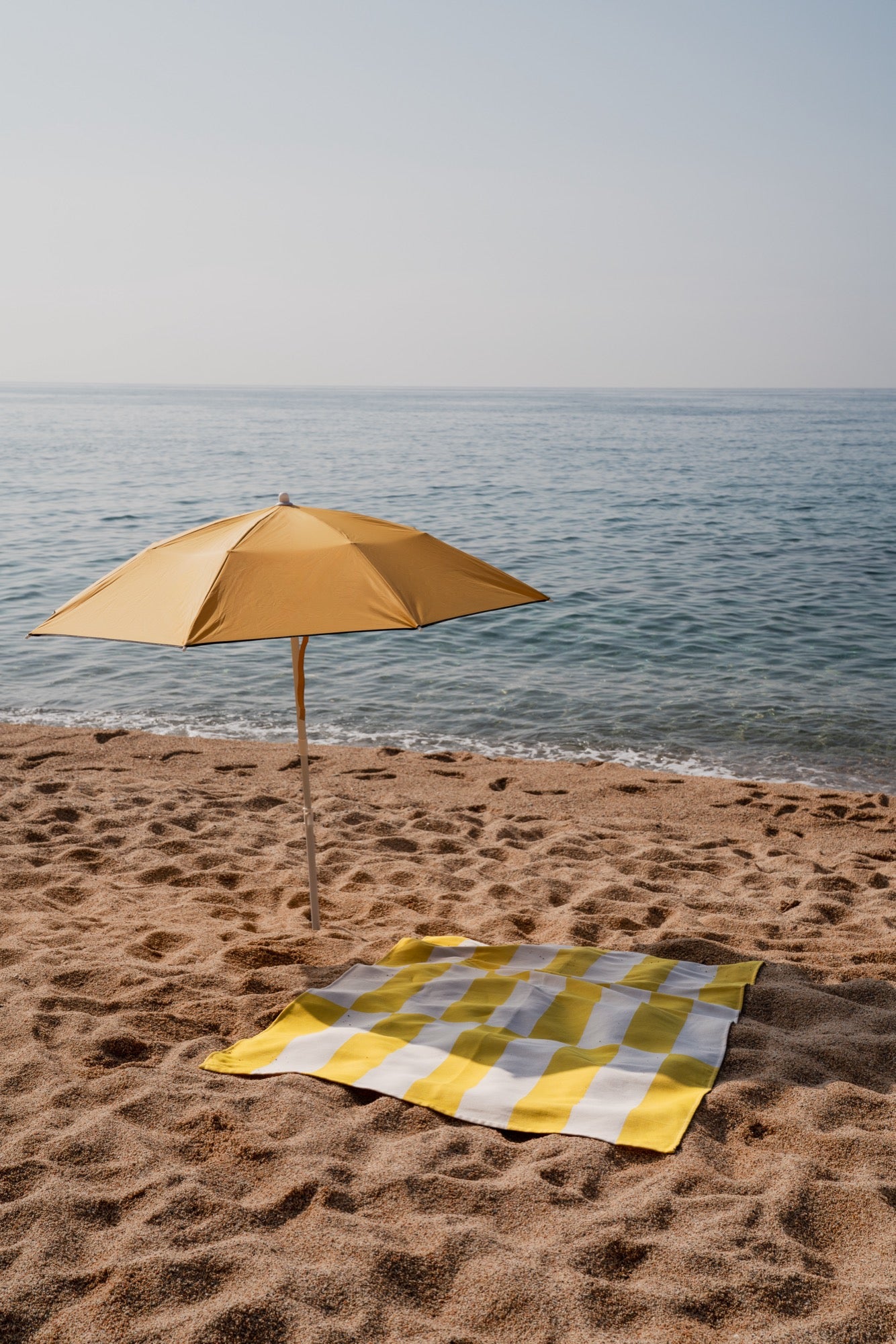 Su Beach Towel - Yellow & Beige
