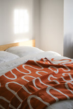 Plaid Swirl - Terracota & Crema Beige