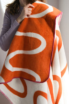 Plaid Swirl - Terracota & Crema Beige