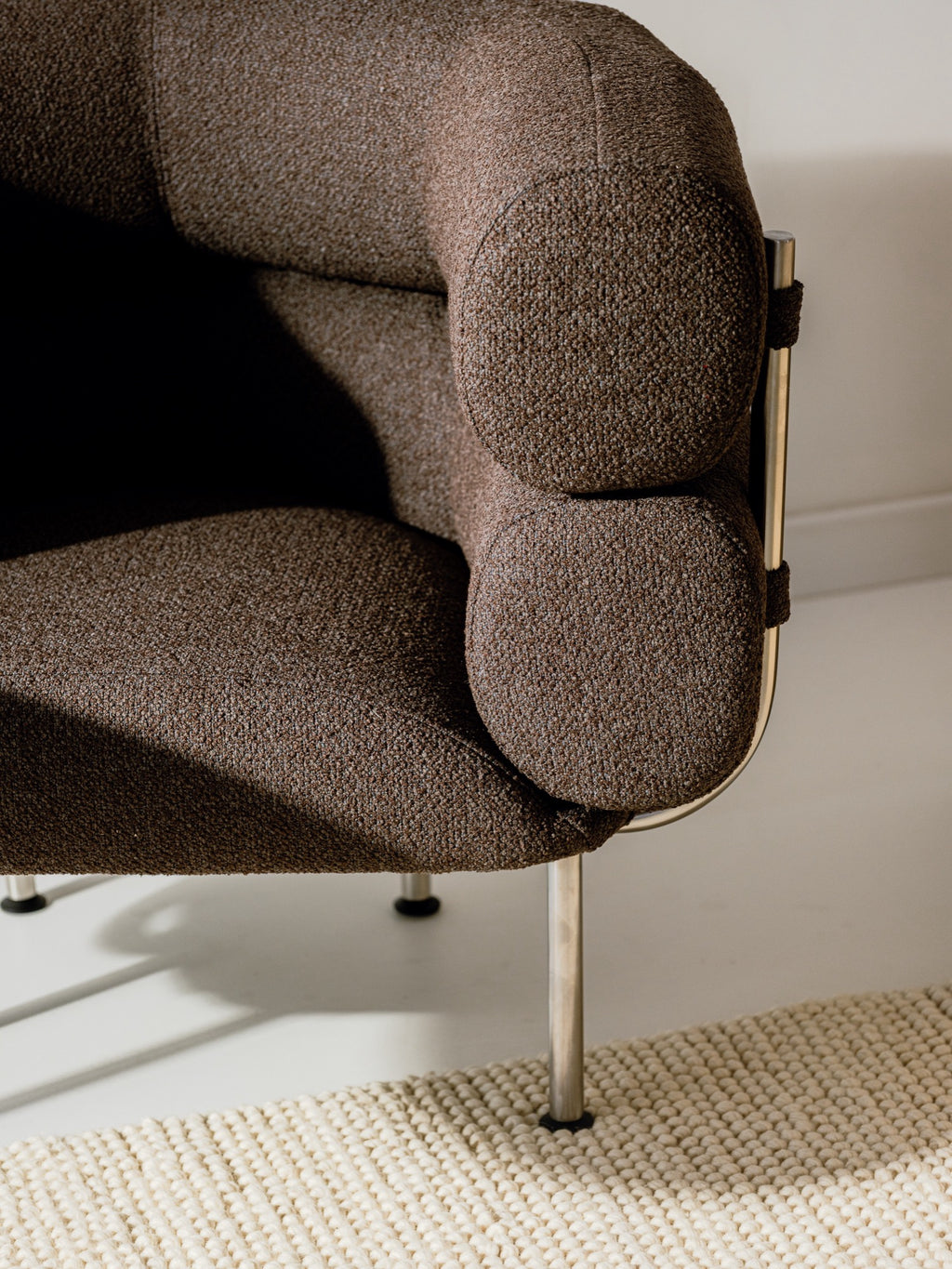 Sillón Ubi - Chocolate Brown Boucle