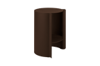 Wa - Side Table - Steel - Cocoa Brown