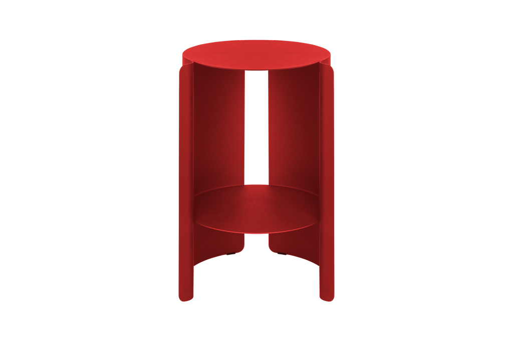 Wa Side Table - Tomato Red