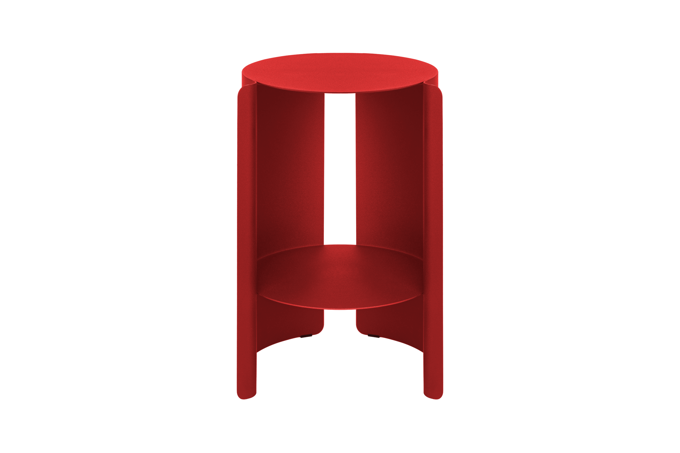 Wa Side Table - Tomato Red
