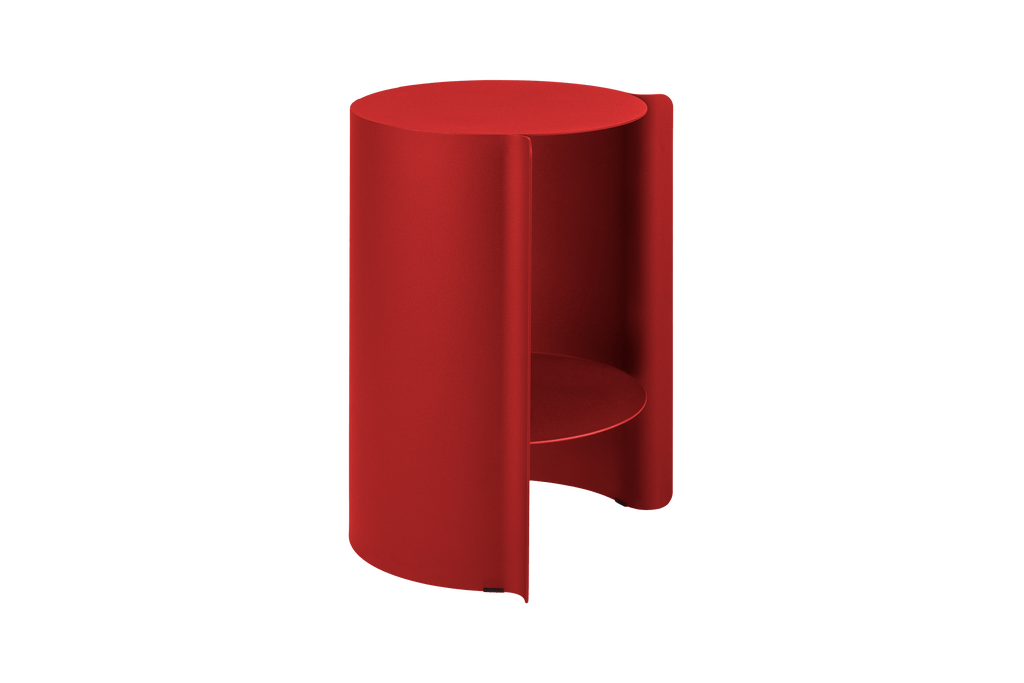 Wa Side Table - Tomato Red
