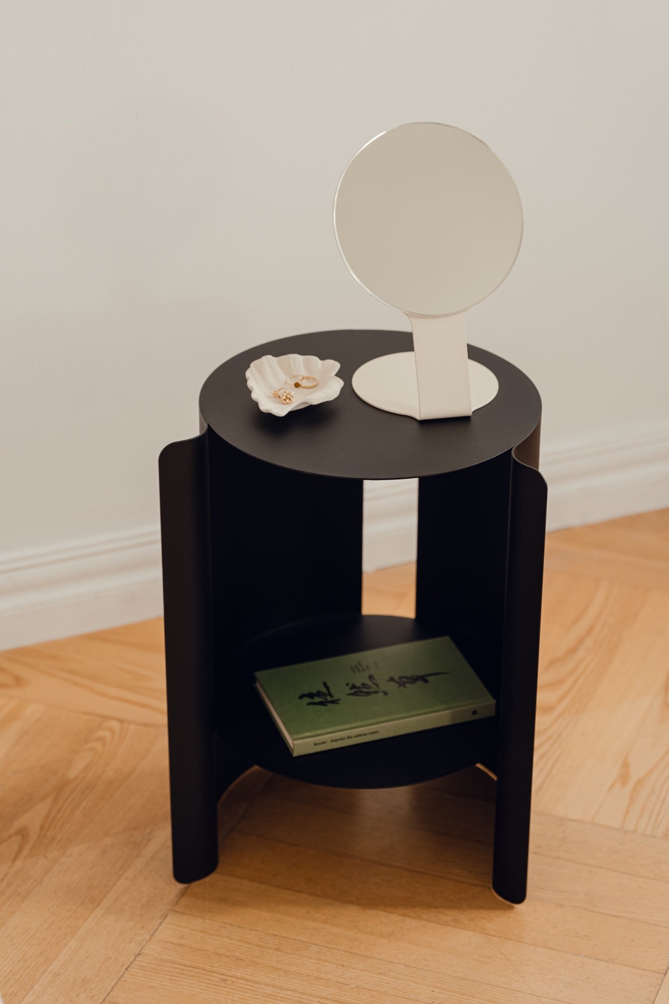 Wa Side Table - Vulcano Black