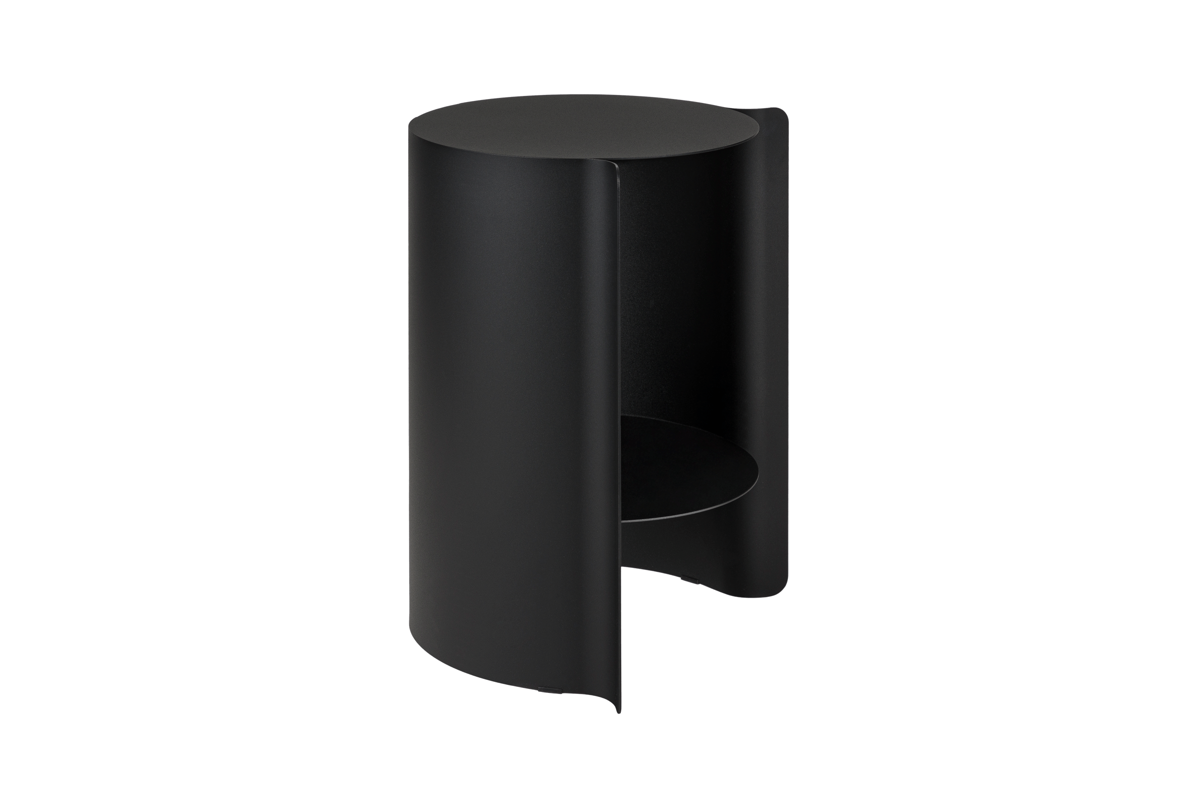Wa Side Table - Vulcano Black