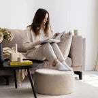 Pouf Folk - Petit - Cream Beige