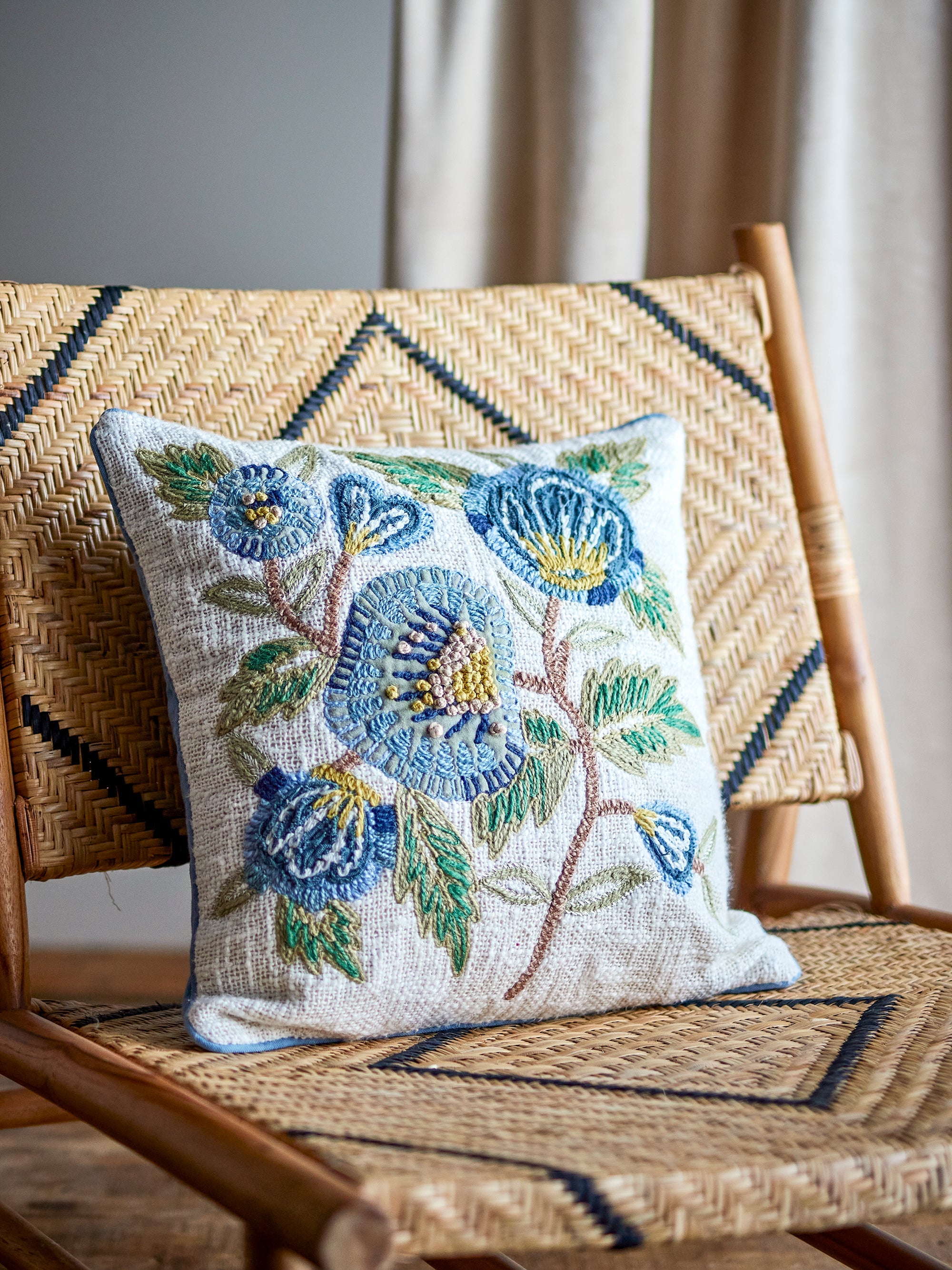 Hanna - Set of 2 Cushions - Multicolour - Cotton