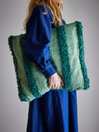 Cory - Set of 2 Cushions - Green - Oeko-Tex® Cotton