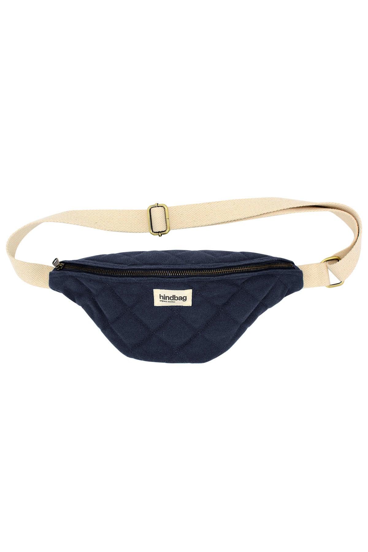 Olivia Navy quilted bumbag Hindbag2