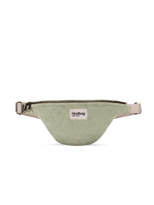 Sac Banane Matelassé Olivia - Vert Argile