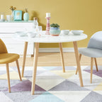 Oratello - Table À Manger - Laqué Blanc Mat