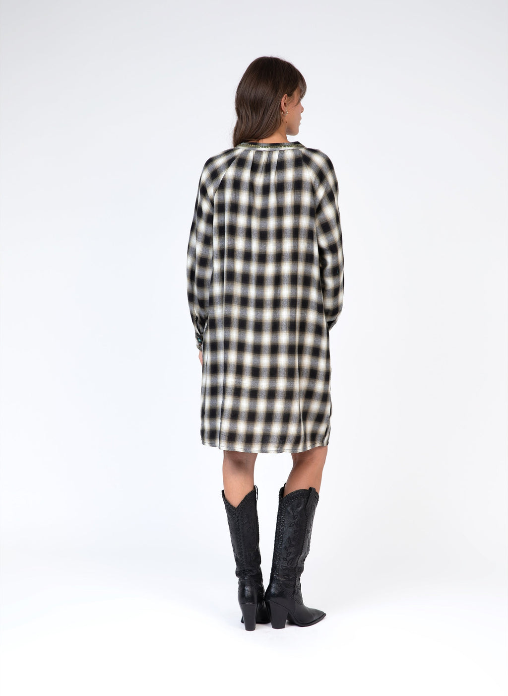 Ornello Black Midi Dress