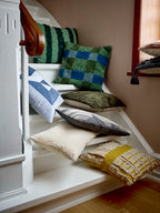 Aban - Cushion - Blue - Cotton