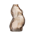 Evie - Set of 6 Vases - Brown - Glass