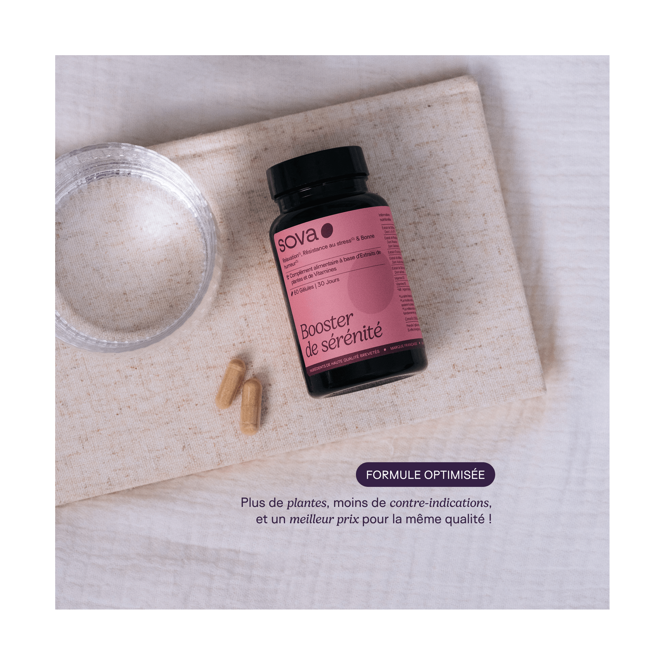 Pack Sérénité & Anti - stress - Magnésium & Booster de Sérénité NEW - SOVA