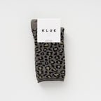 Chaussettes Lurex Pailletées Écologique - Léopard Kaki