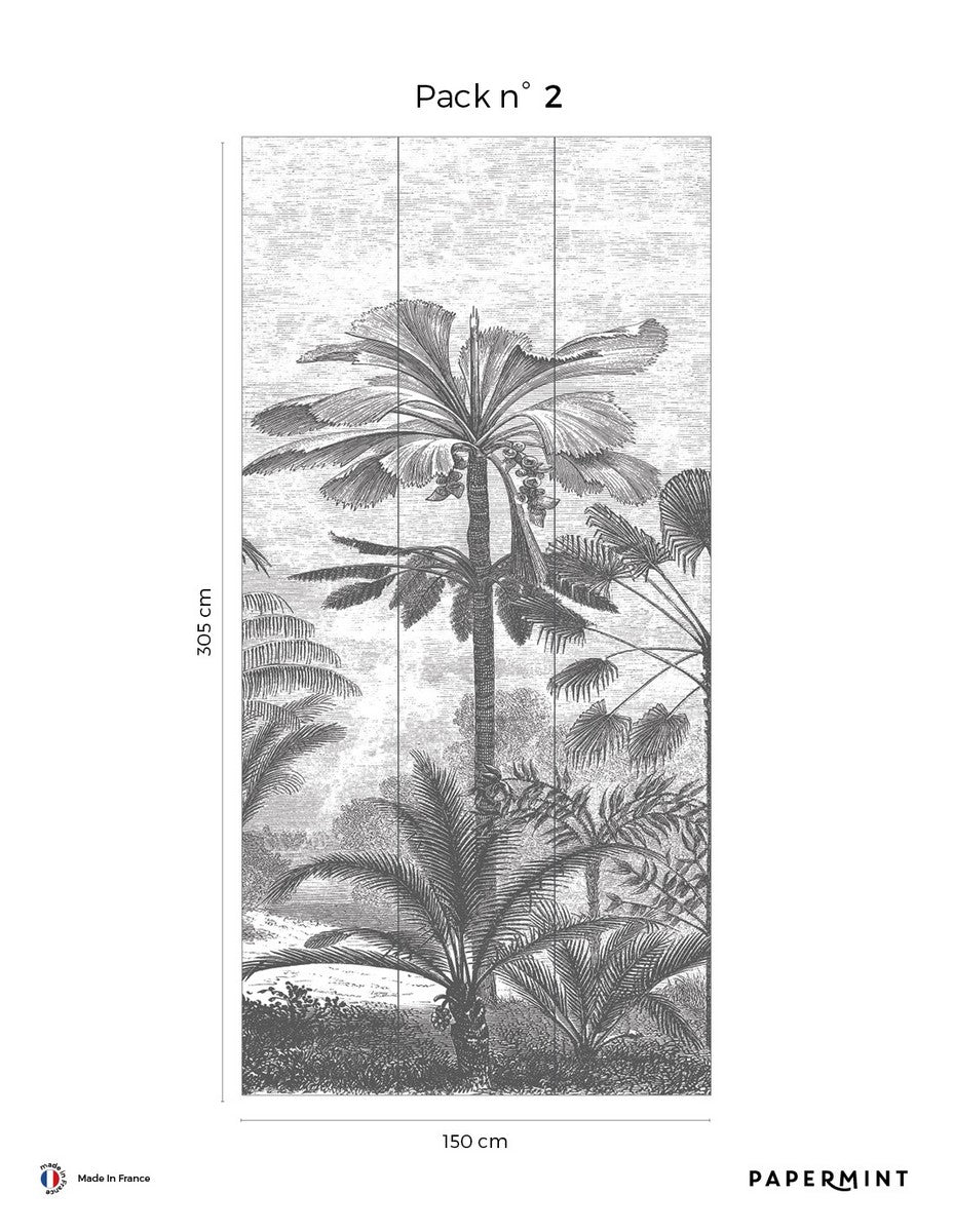 Mural Palmeraie - Greyness