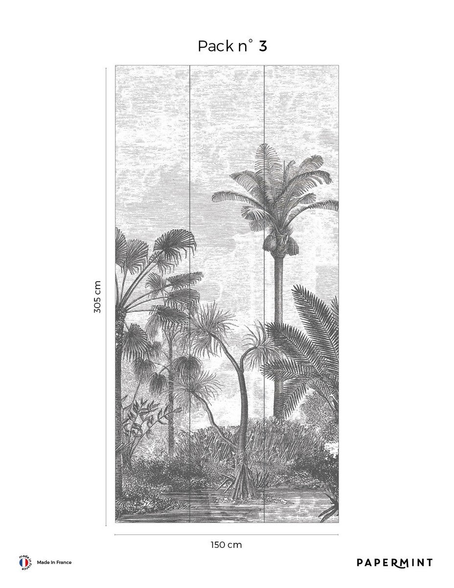 Mural Palmeraie - Greyness