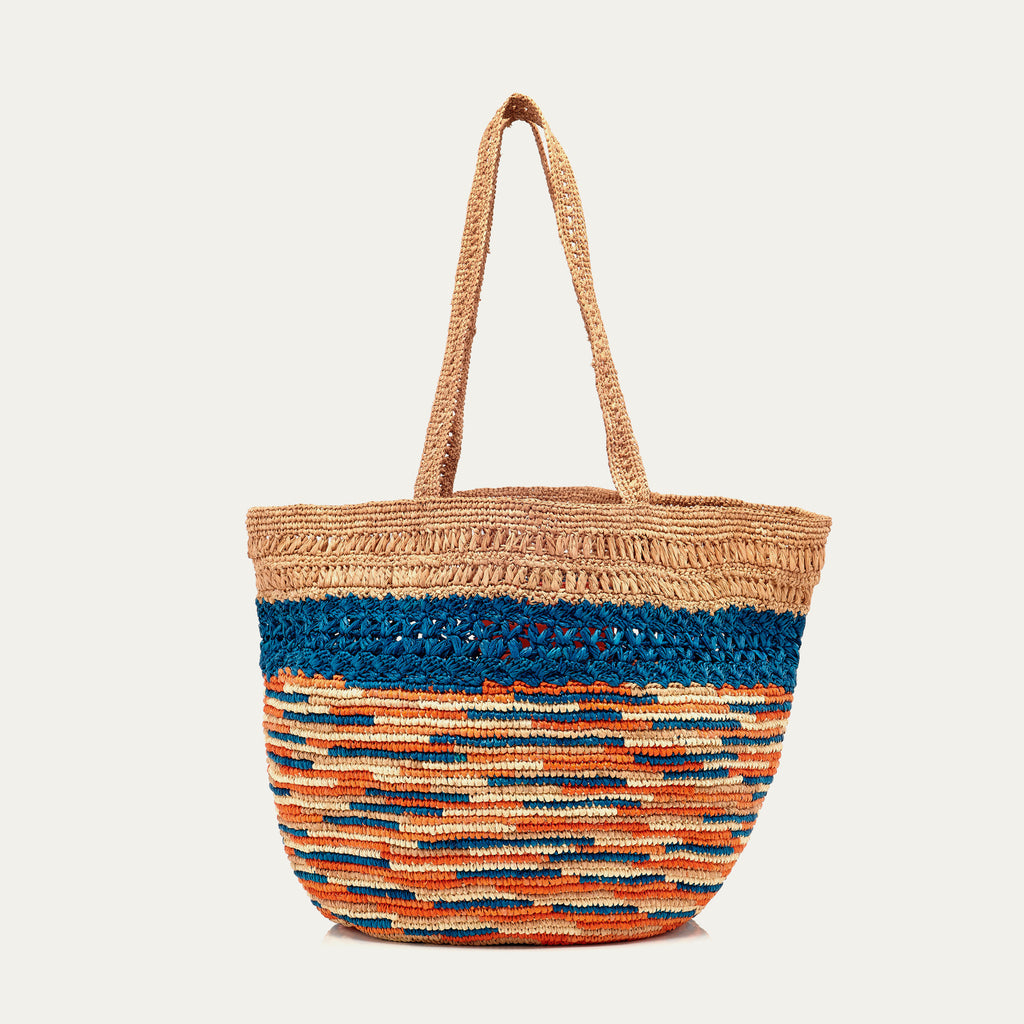Panier Stella L Raphia  Multico