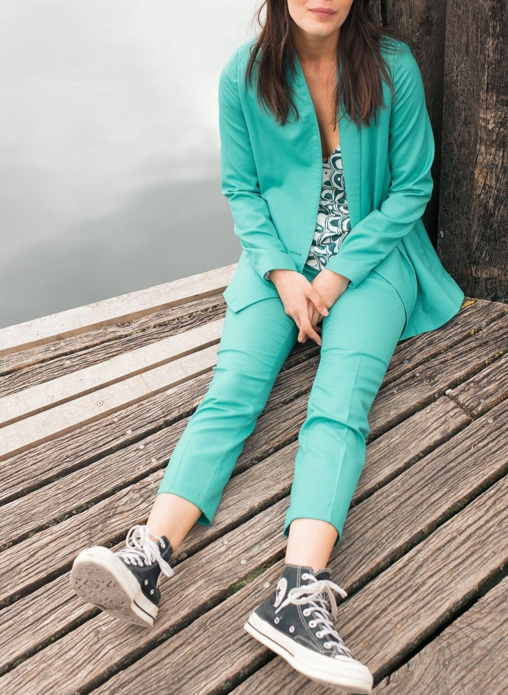 Alain Thorens Trousers - Emerald
