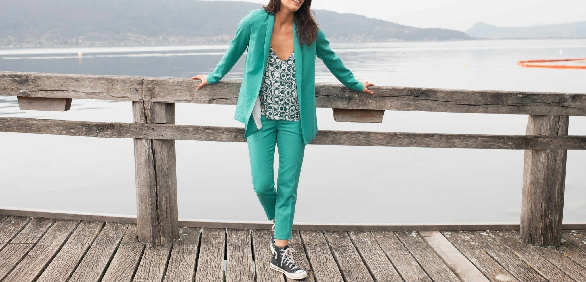 Alain Thorens Trousers - Emerald