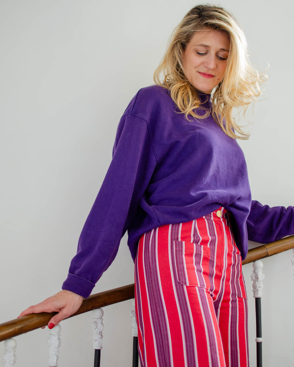 Pantalon Artémis stripes