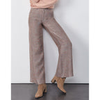 Pamelo Fancy Basic Trousers - Pink Tweedy - Women's