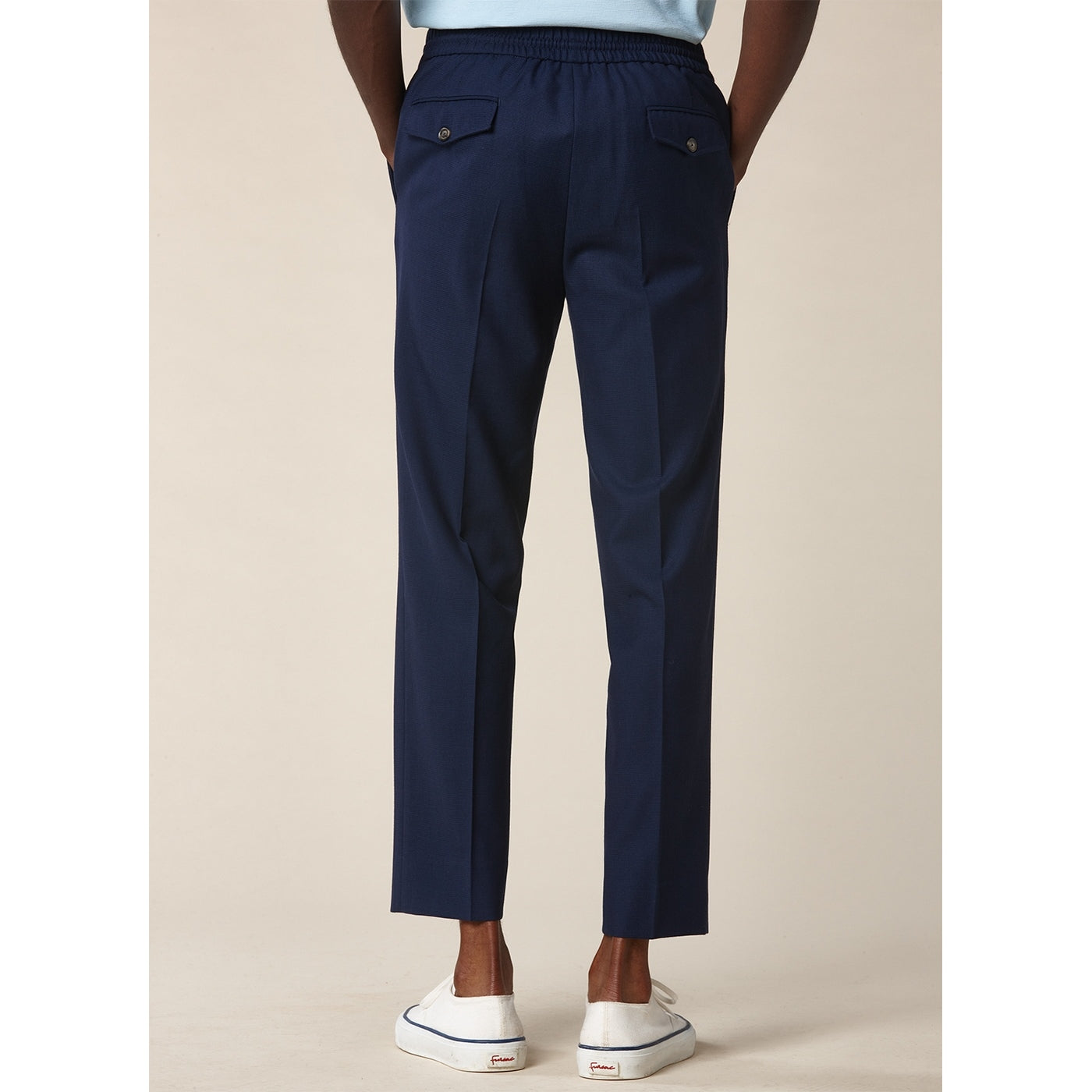 Fursac - Trousers - Blue - Natté