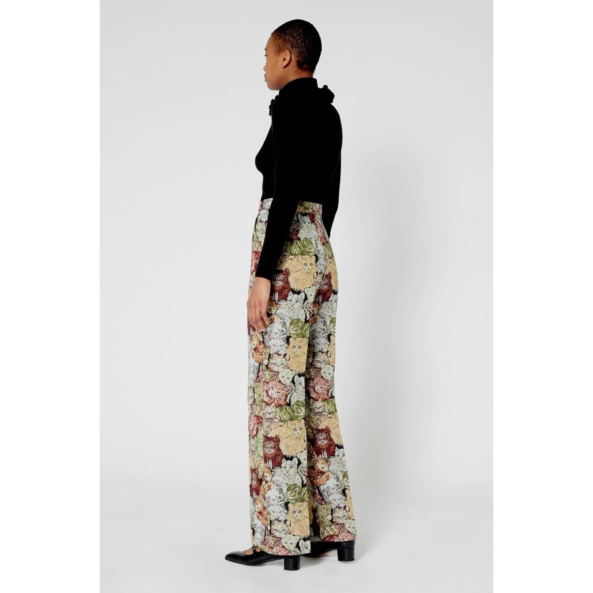 Cat'S Love Wallpaper Trousers - Print