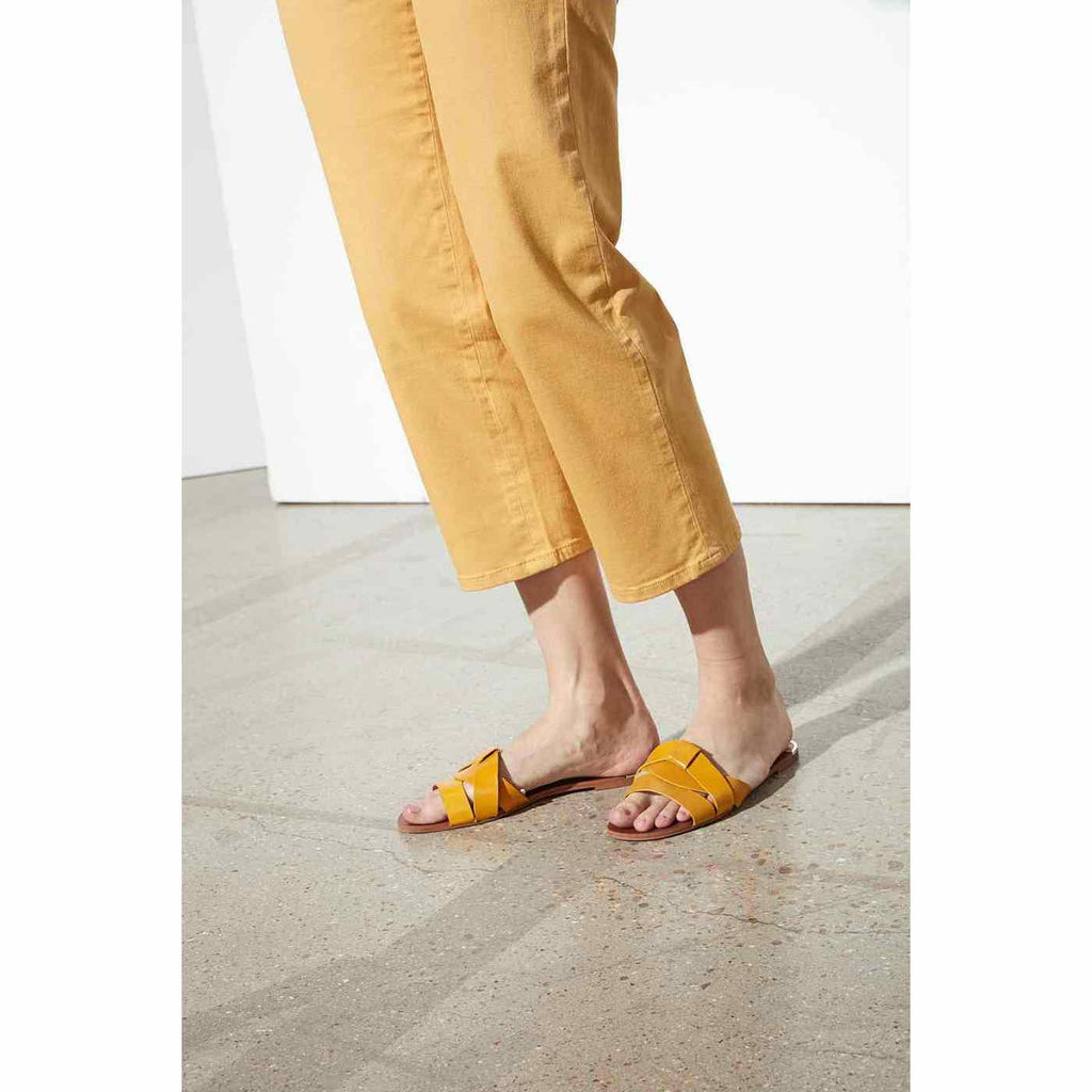 Pantalon Chino Highwaist Cropped Sandy - Mangue - Femme