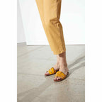 Pantalon Chino Highwaist Cropped Sandy - Mangue - Femme