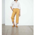 Pantalon Chino Highwaist Cropped Sandy - Mangue - Femme