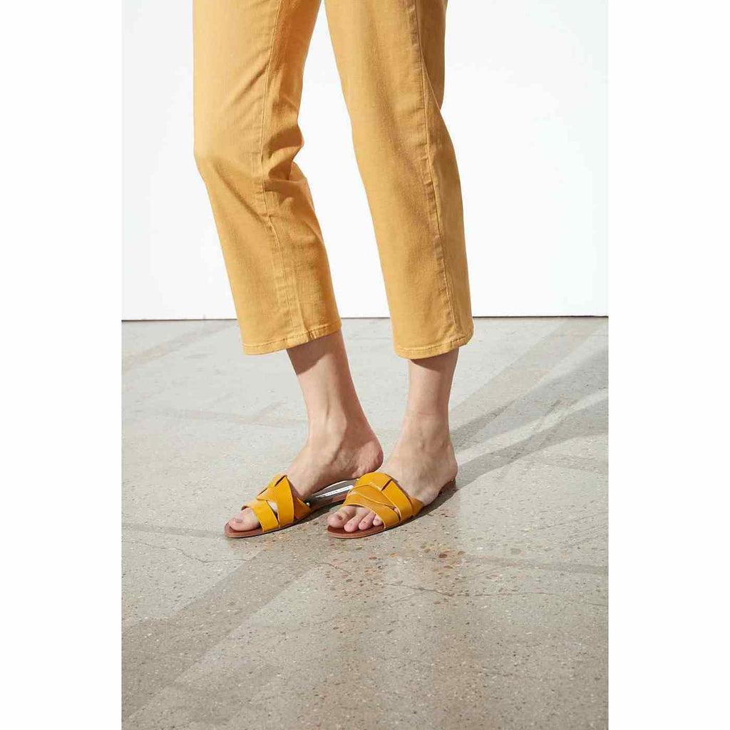 Pantalon Chino Highwaist Cropped Sandy - Mangue - Femme
