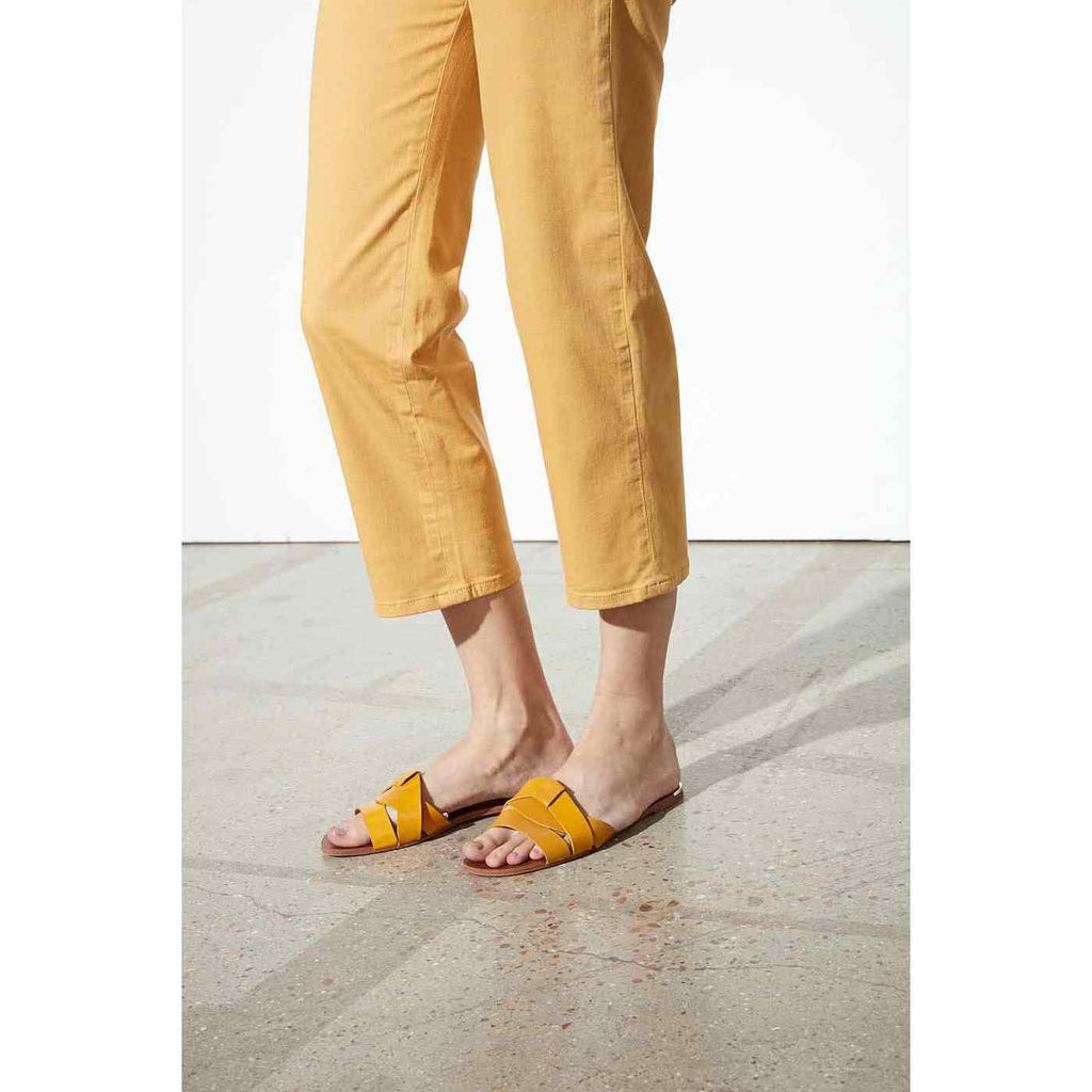Pantalon Chino Highwaist Cropped Sandy - Mangue - Femme