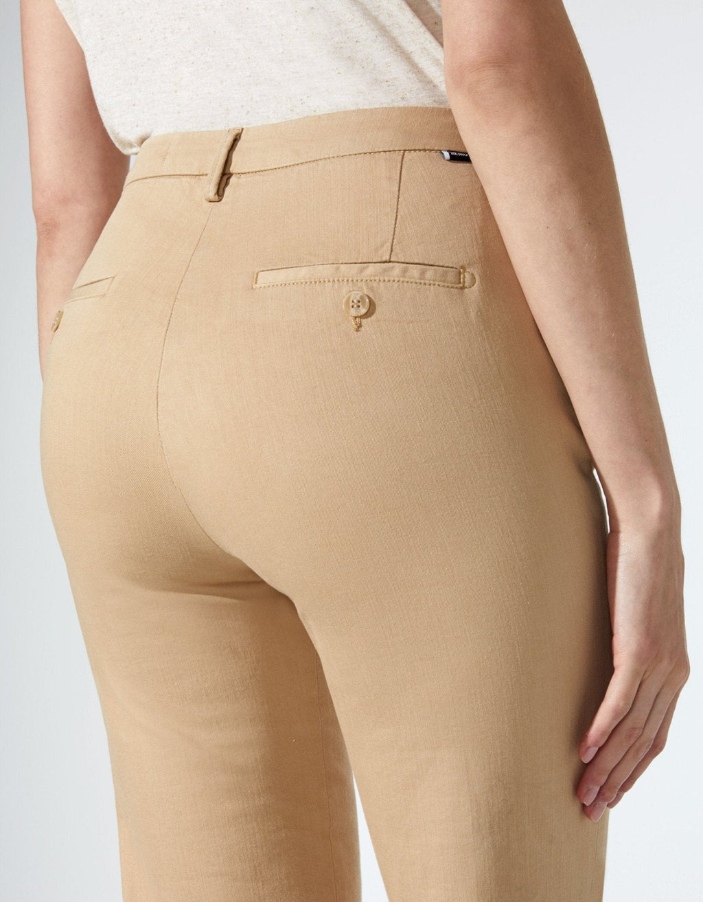 Pantalon Chino Highwaist Cropped Sandy Highwaist Cropped - Beige - Femme