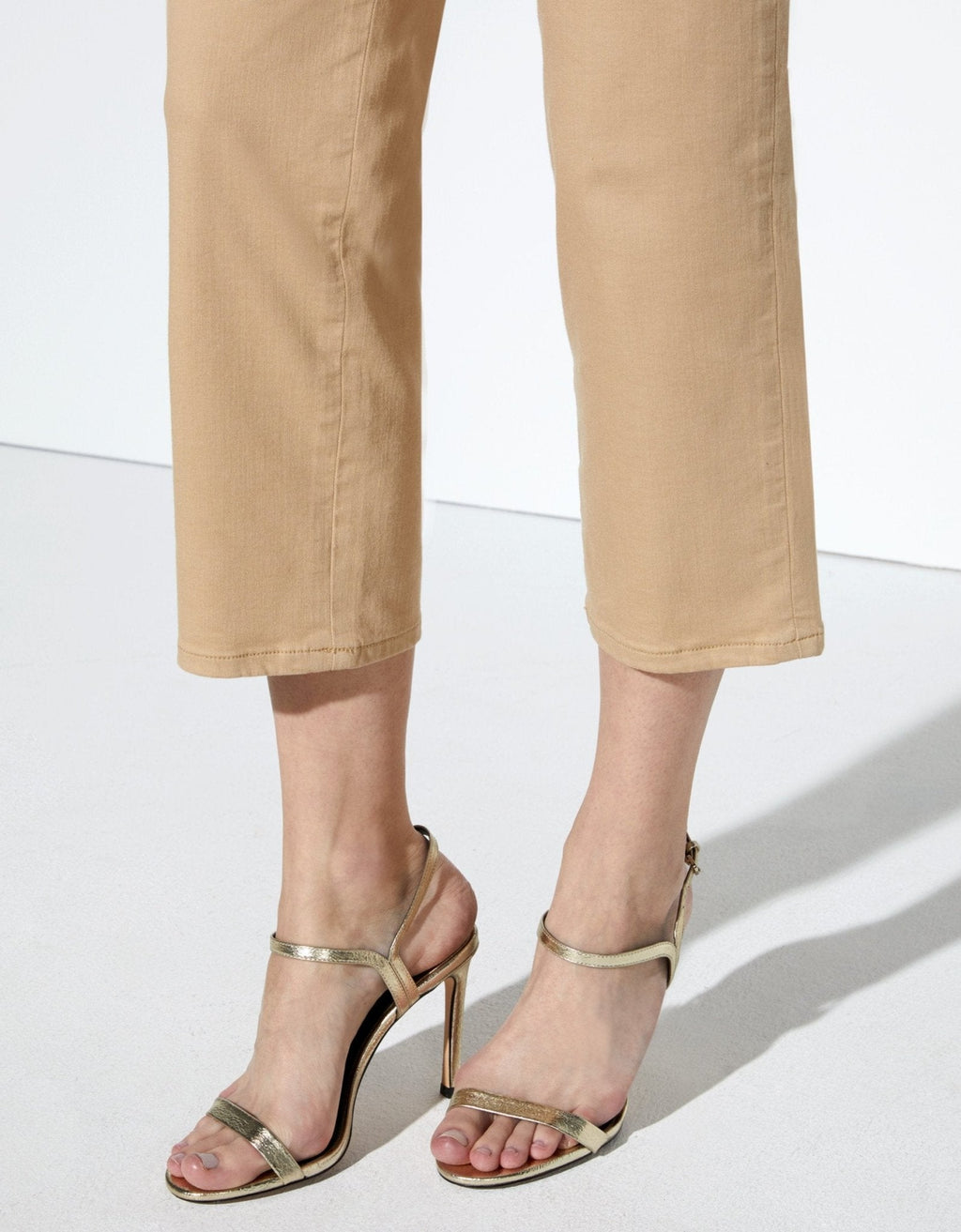 Pantalon Chino Highwaist Cropped Sandy Highwaist Cropped - Beige - Femme