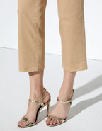 Pantalon Chino Highwaist Cropped Sandy Highwaist Cropped - Beige - Femme