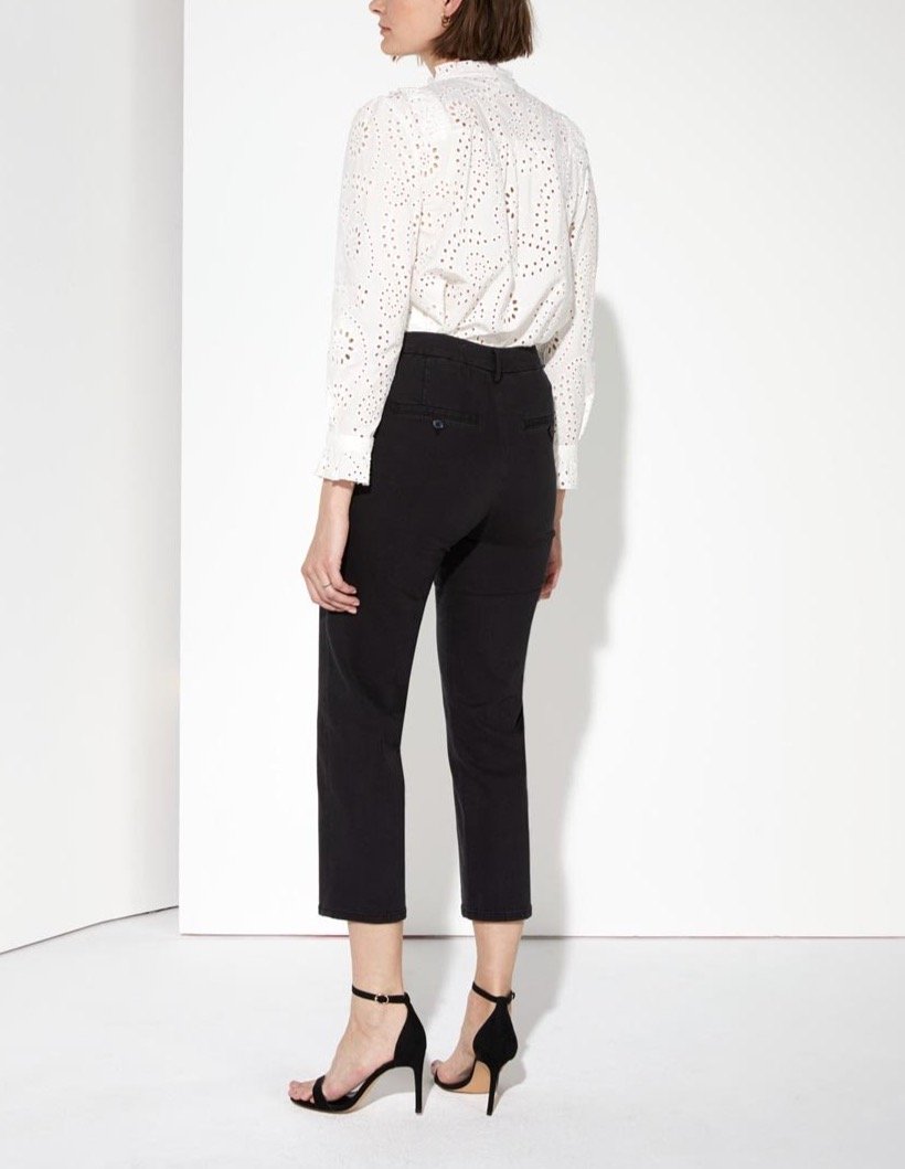 Pantalon Chino Highwaist Cropped Sandy Highwaist Cropped - Black - Femme