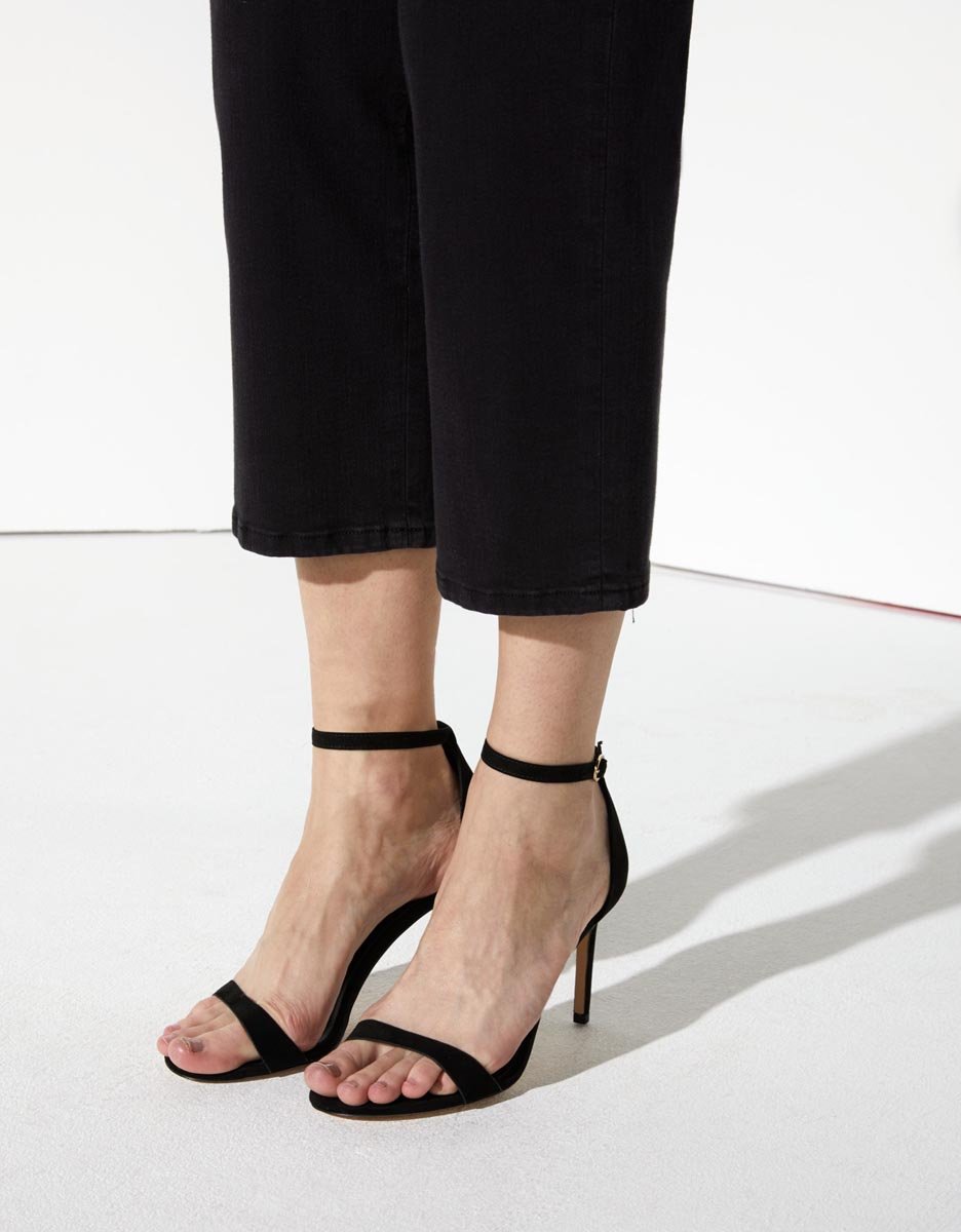 Pantalon Chino Highwaist Cropped Sandy Highwaist Cropped - Black - Femme
